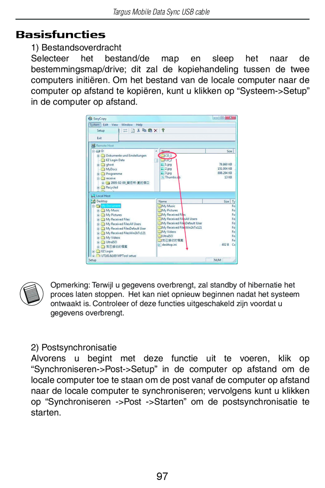 Targus USB Cable manual Basisfuncties 