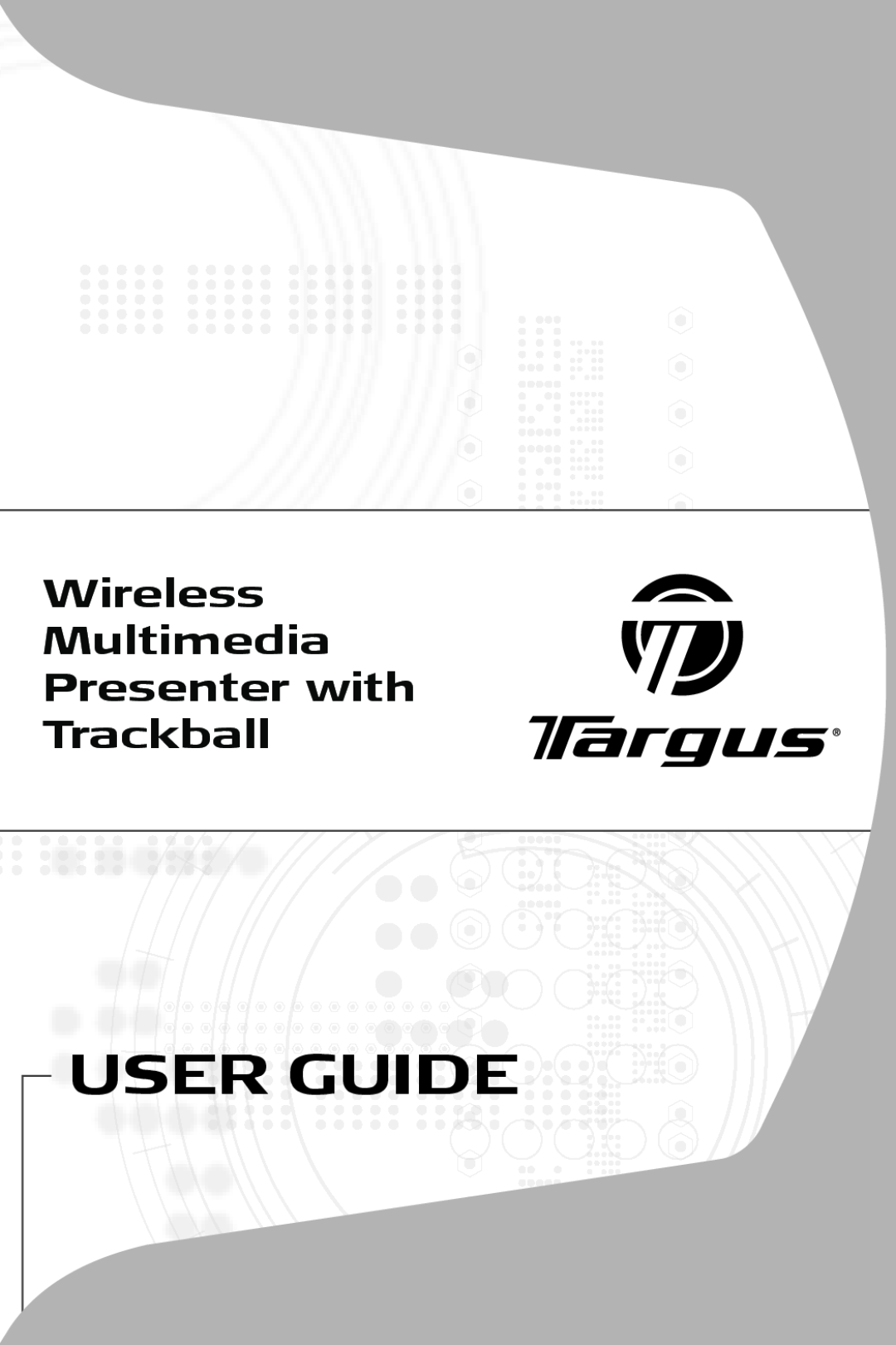 Targus Wireless Multimedia Presenter with Trackball manual User Guide 