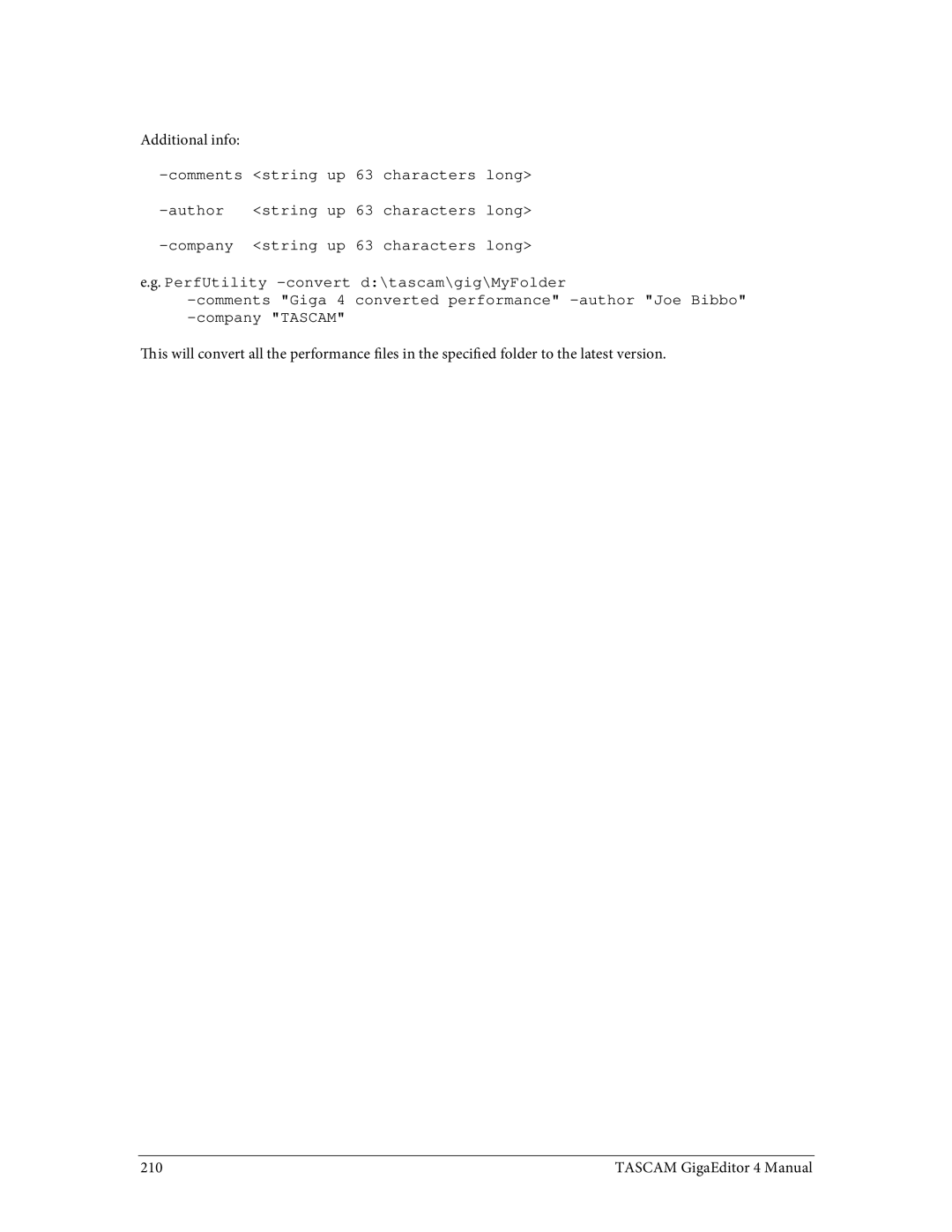 Tascam 4 user manual Additional info 