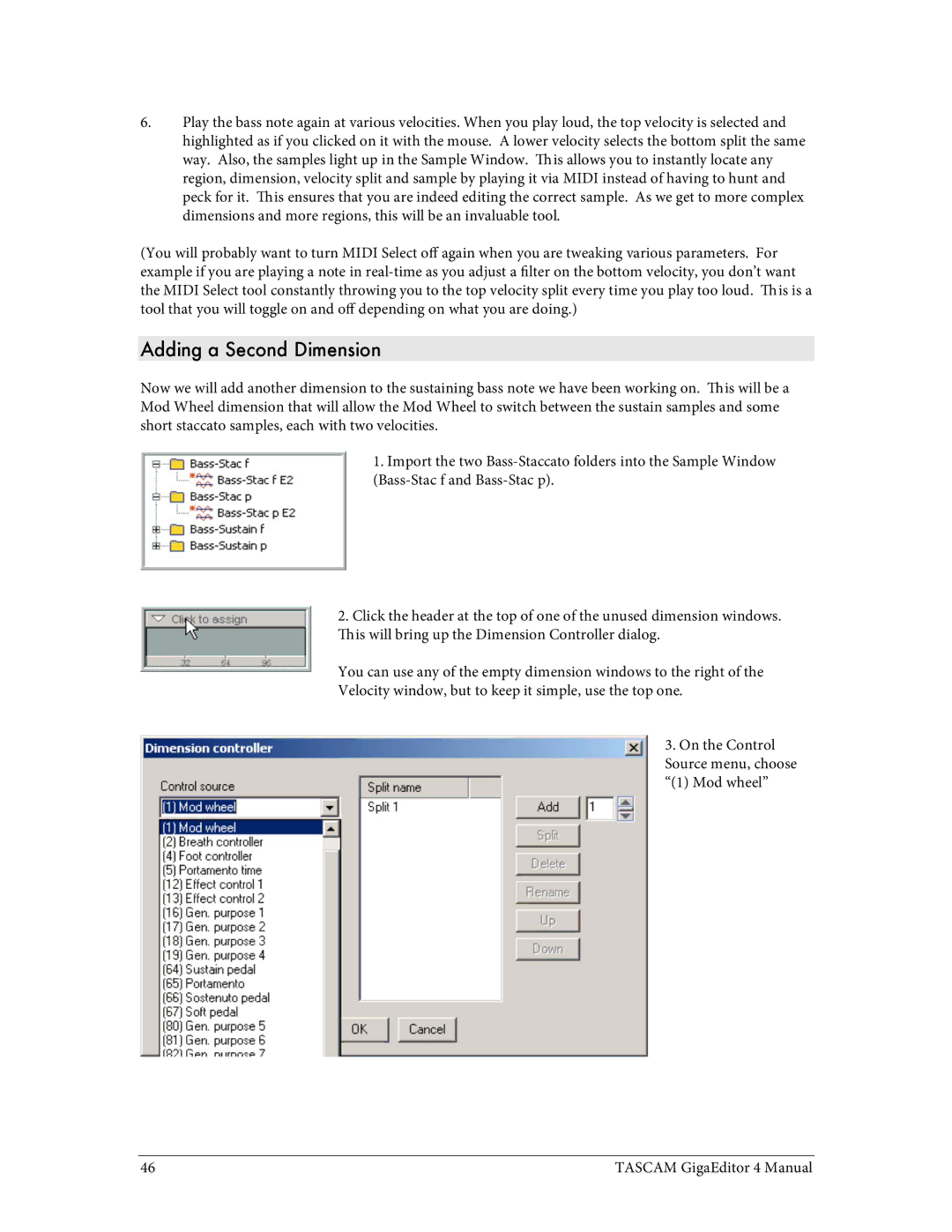 Tascam 4 user manual Adding a Second Dimension 