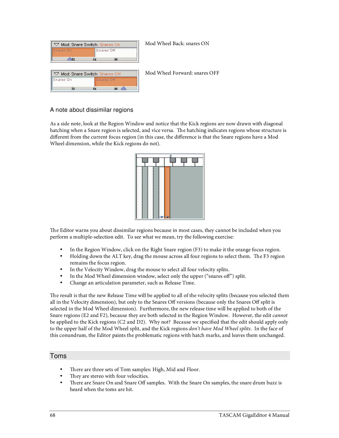 Tascam 4 user manual Toms 