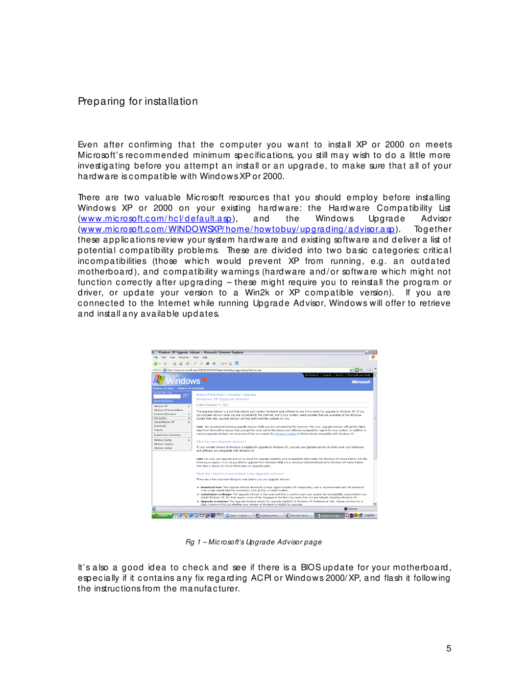 Tascam Computer Hardware manual Preparing for installation 