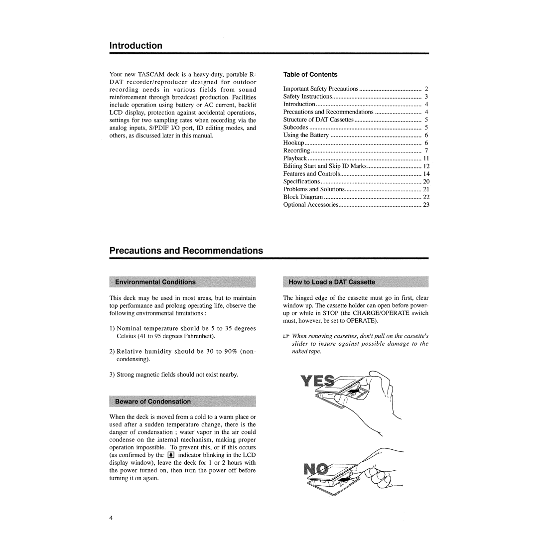 Tascam DA-P1 manual 