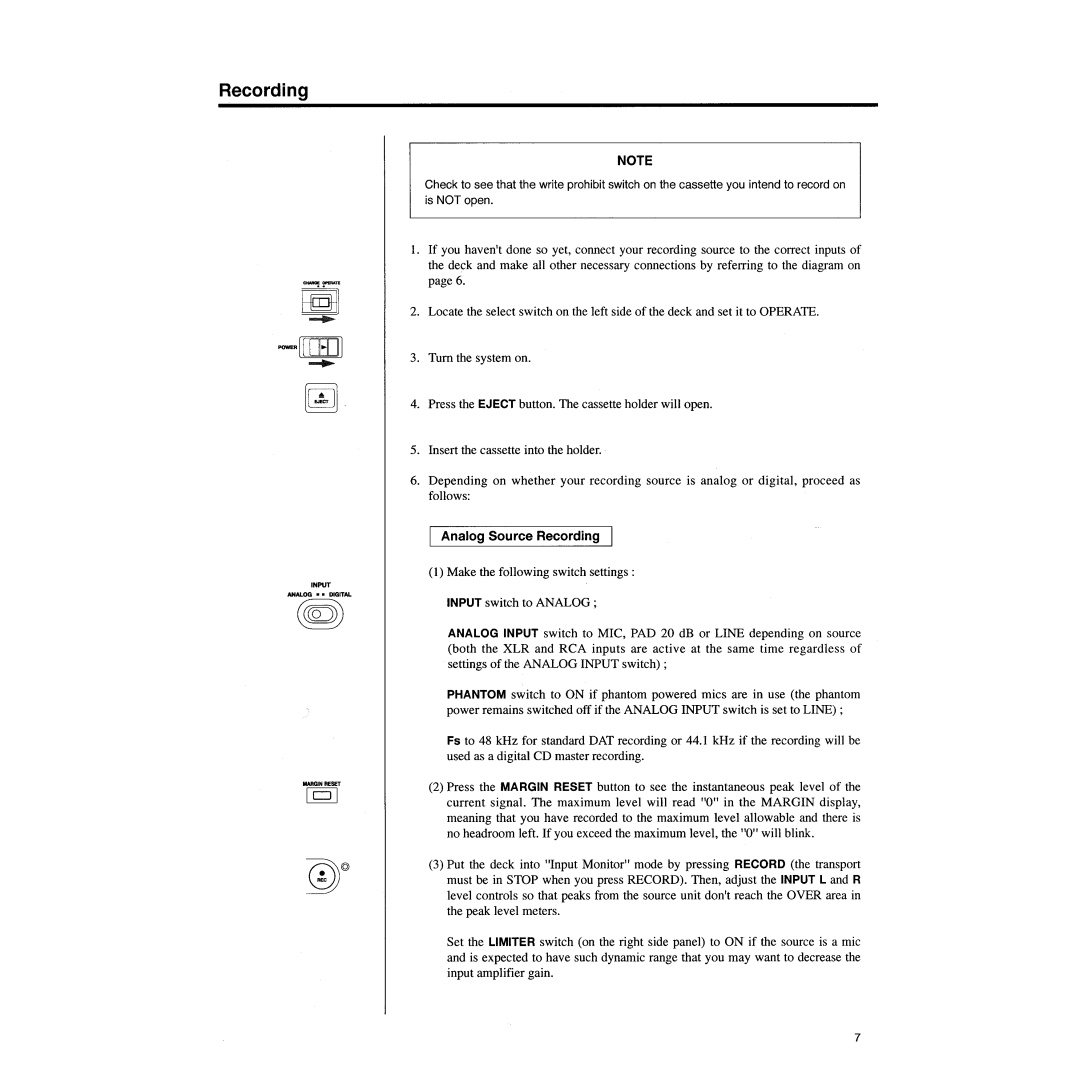 Tascam DA-P1 manual 