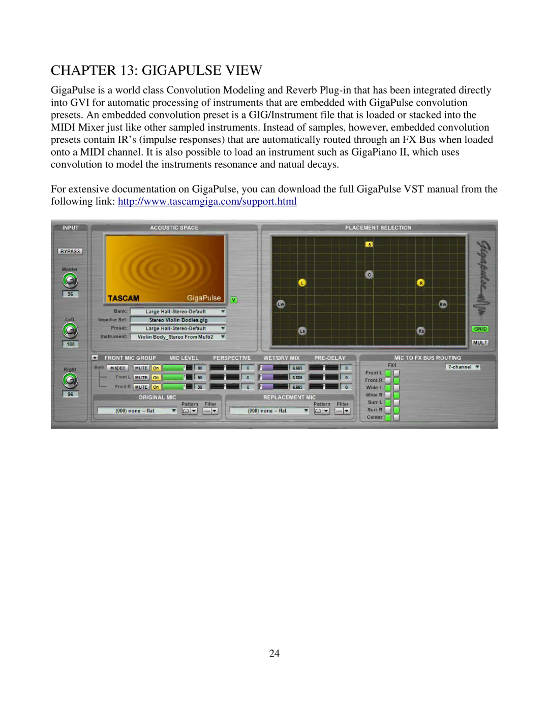 Tascam GVI owner manual Gigapulse View 