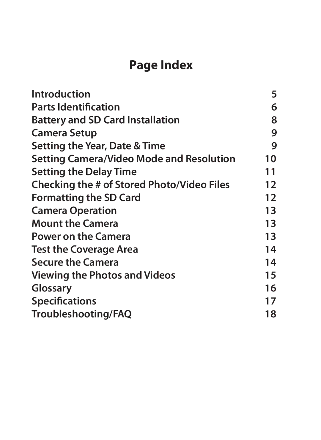 Tasco 119215C Index, Setting Camera/Video Mode and Resolution, Checking the # of Stored Photo/Video Files 