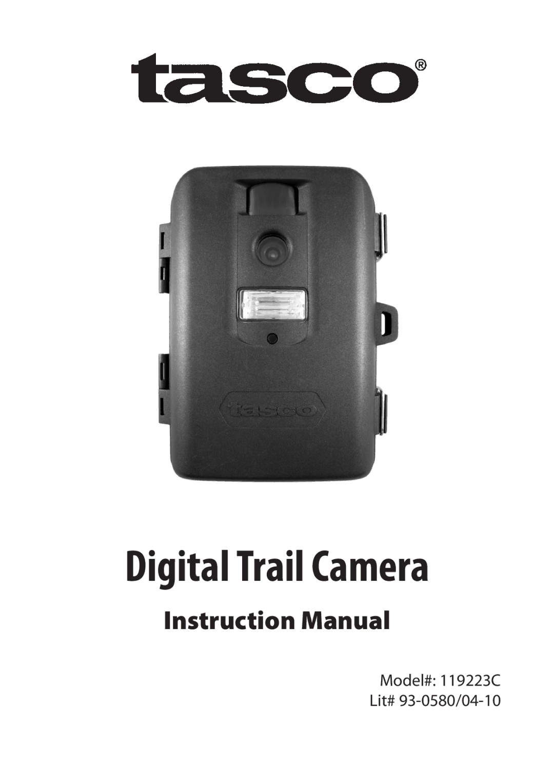 Tasco 119223C instruction manual Digital Trail Camera 