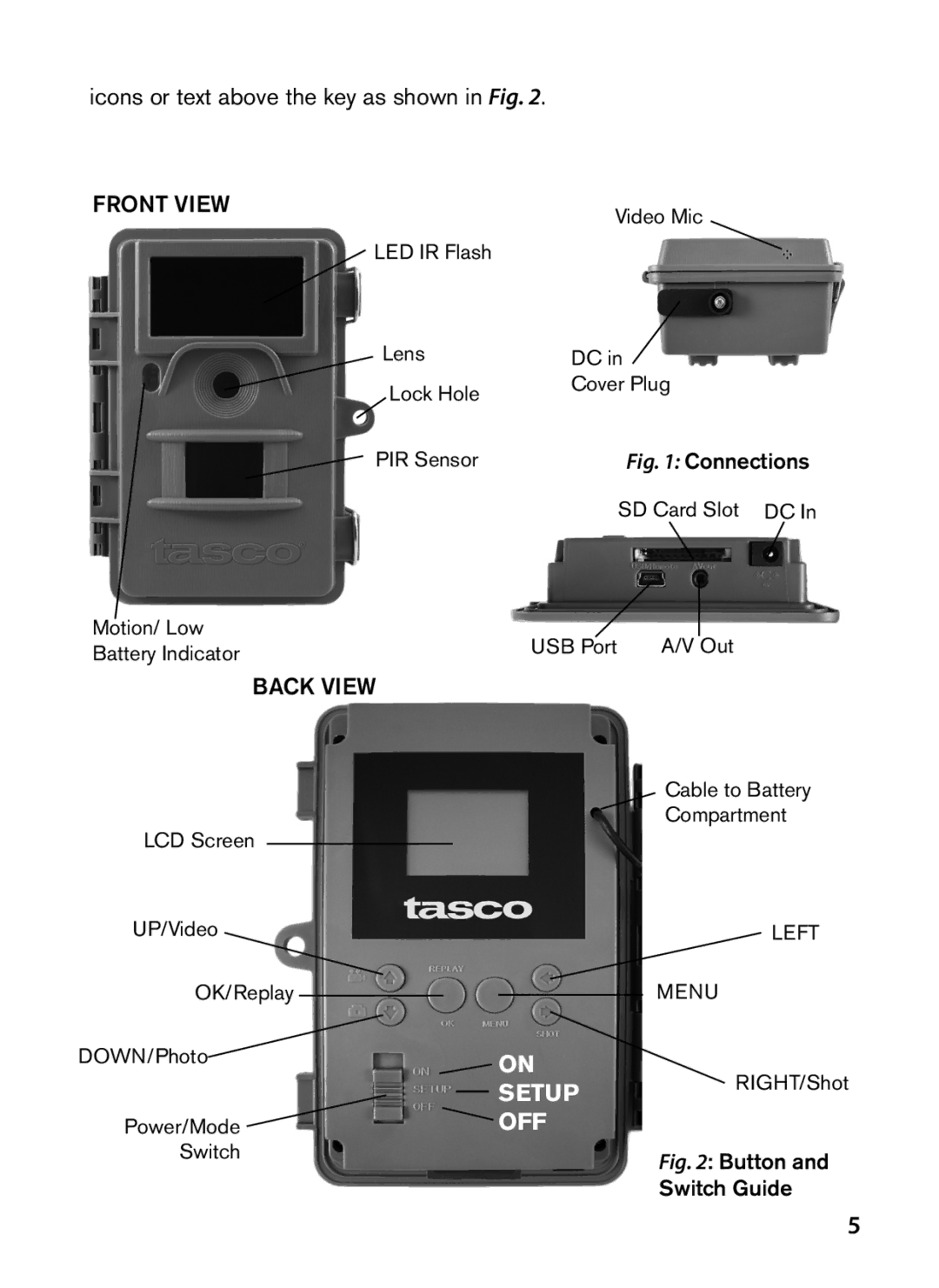 Tasco 119422 instruction manual Setup 