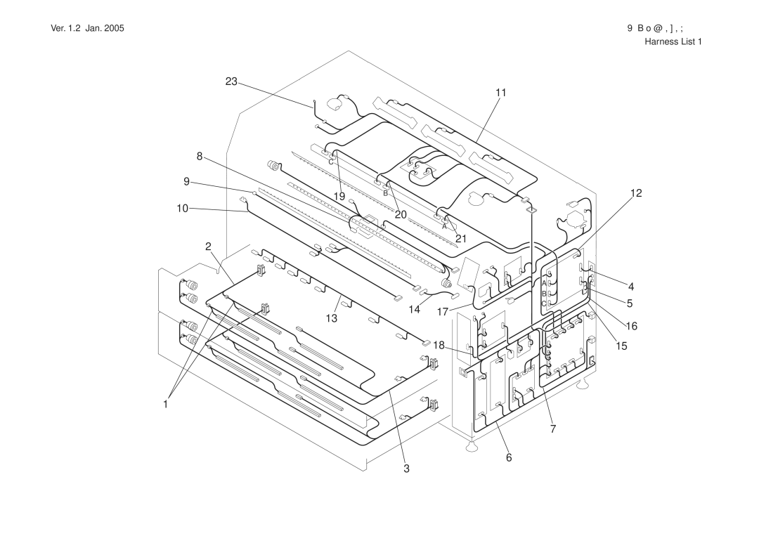 Tasco 7000 manual Ver .2 Jan  Harness List 