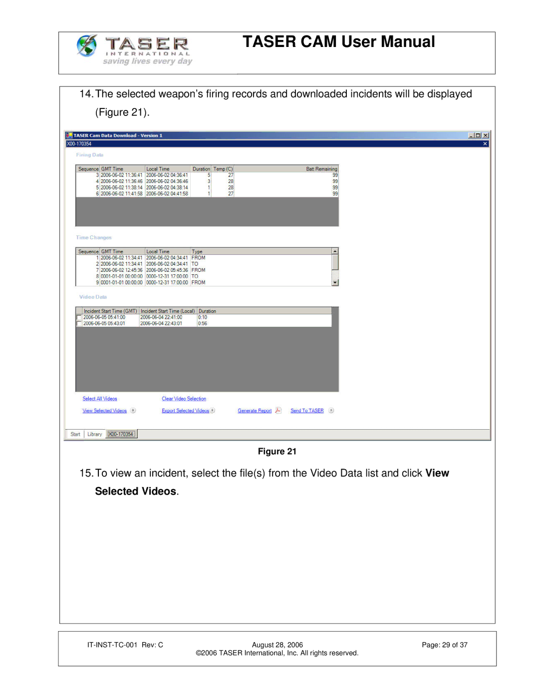 Taser manual IT-INST-TC-001 Rev C August 28 