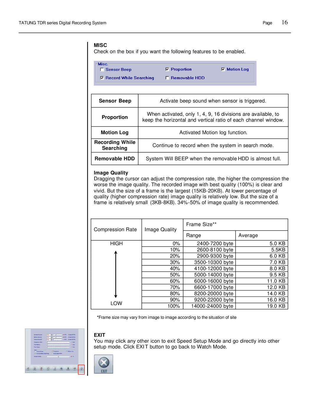 Tatung TDR-22XX operation manual Misc 