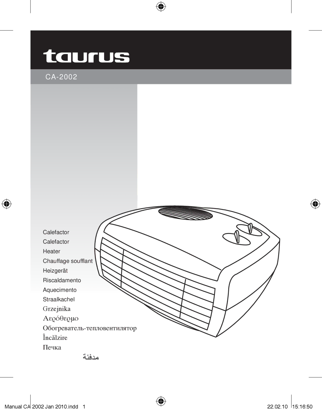 Taurus Group CA-2002 manual 