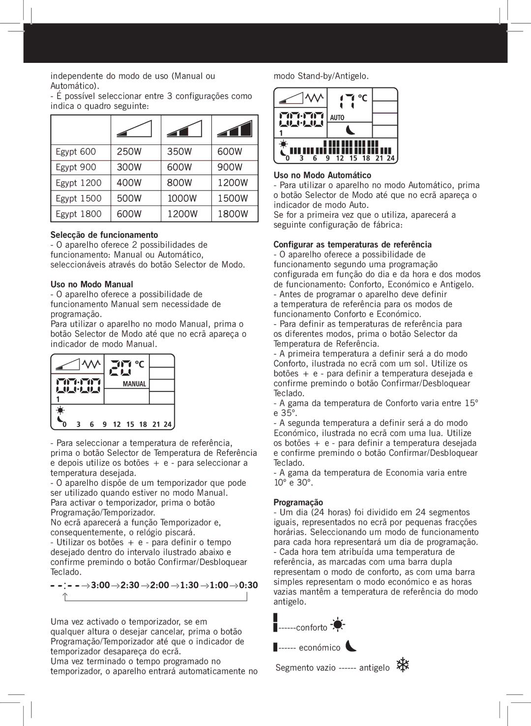 Taurus Group Egypt 600 manual Segmento vazio 