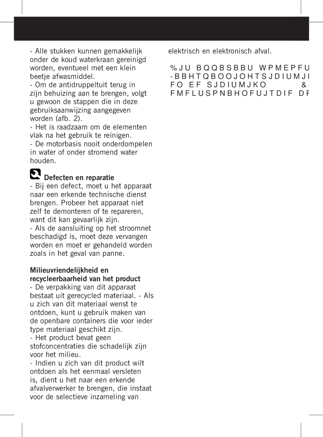 Taurus Group TCC3 manual Milieuvriendelijkheid en recycleerbaarheid van het product 
