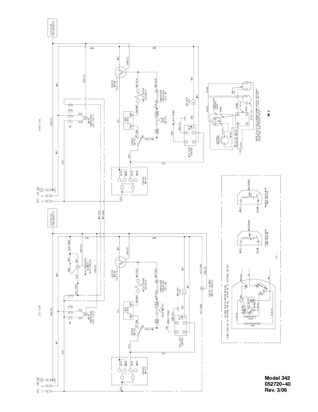 Taylor 340, 341 manual Model 342 052720--40 Rev /06 