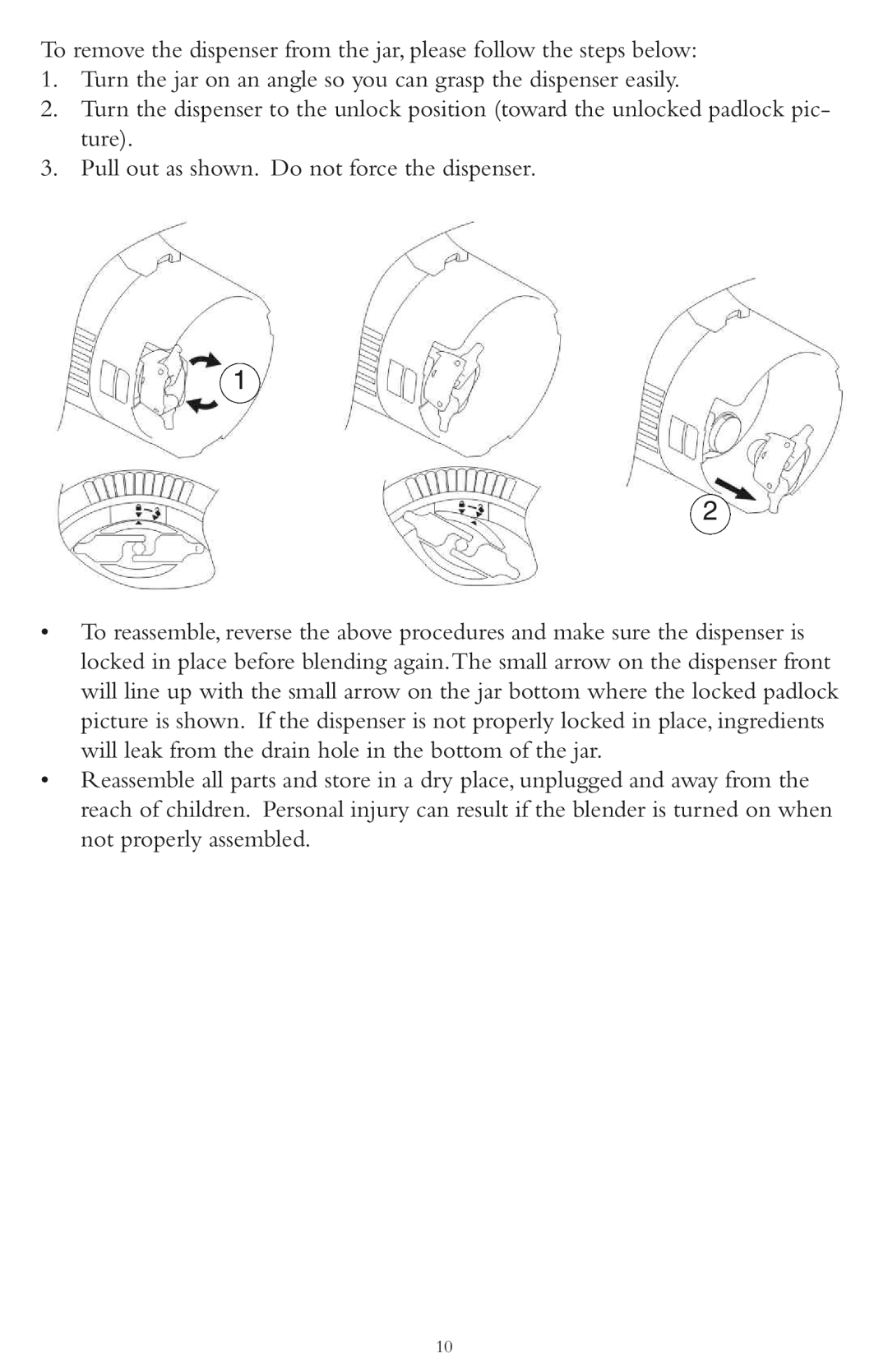 Taylor AB-1000-BL instruction manual 