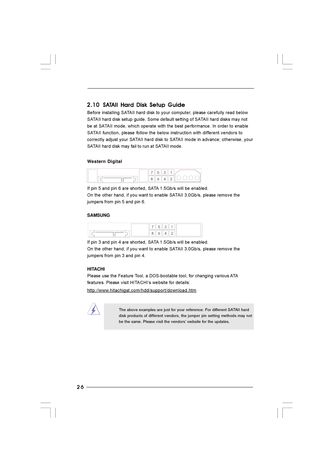 Taylor CONROE1333-DVI/H user manual Sataii Hard Disk Setup Guide, Western Digital 