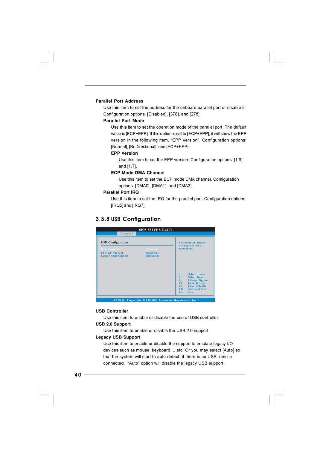 Taylor CONROE1333-DVI/H user manual USB Configuration 