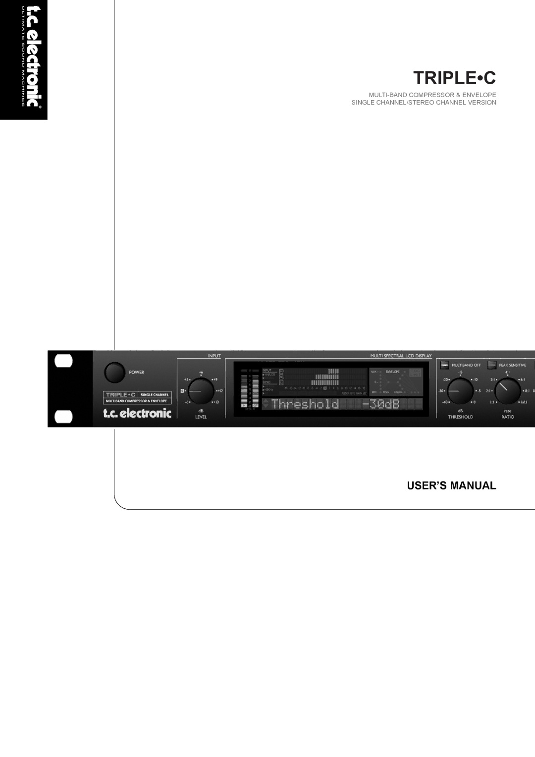 TC electronic SDN BHD SDN BHD user manual Triplec 