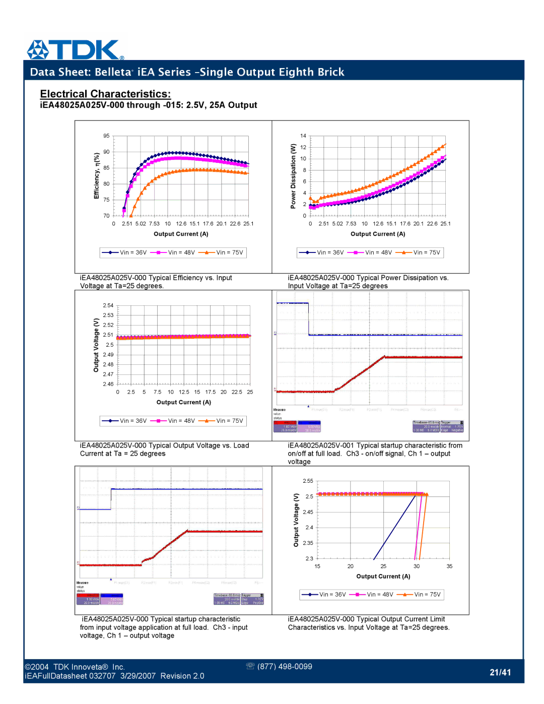 TDK iEA Series manual 21/41 