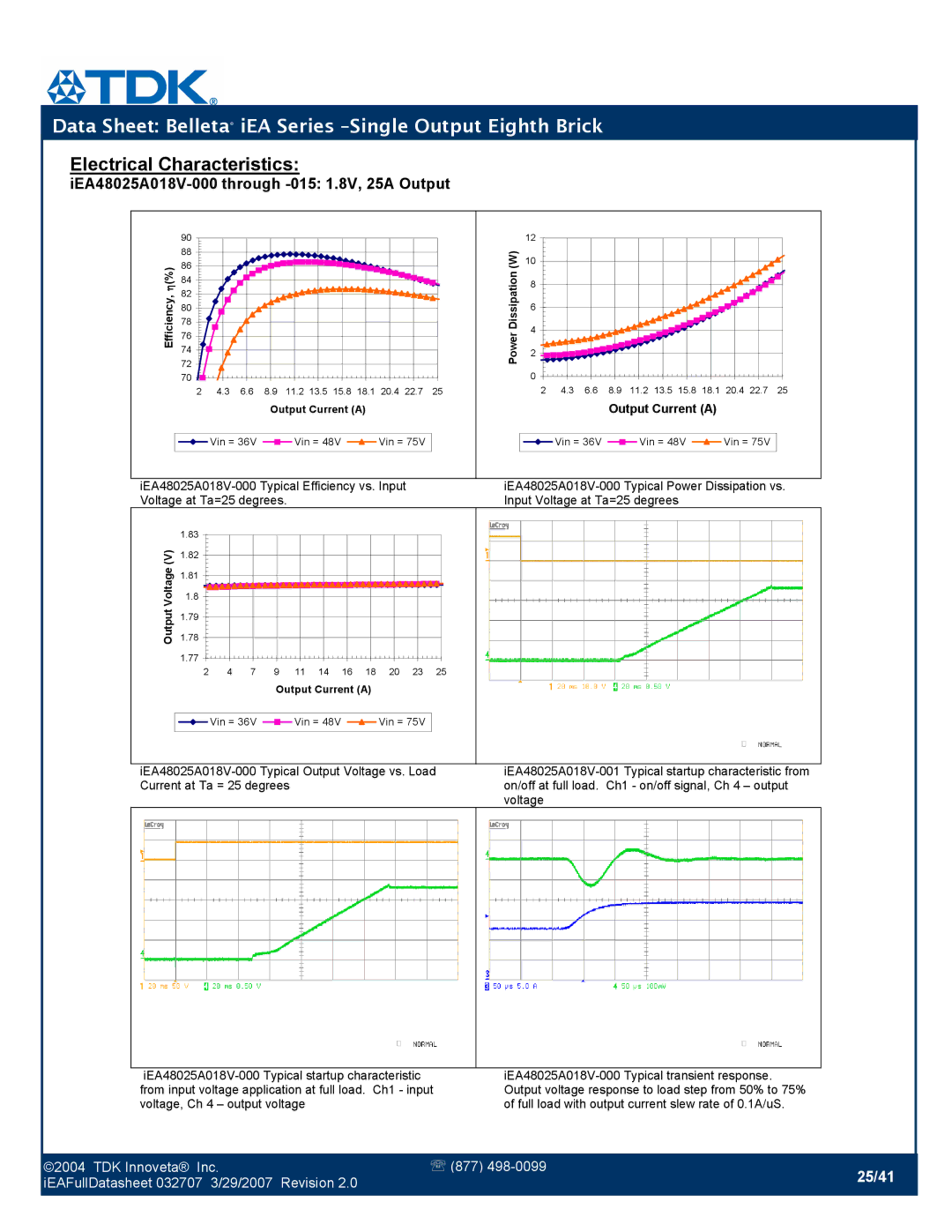 TDK iEA Series manual 25/41 