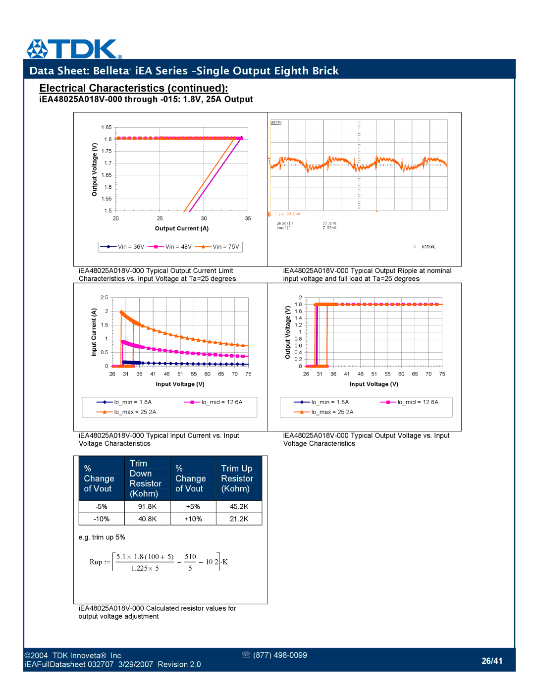 TDK iEA Series manual 26/41 