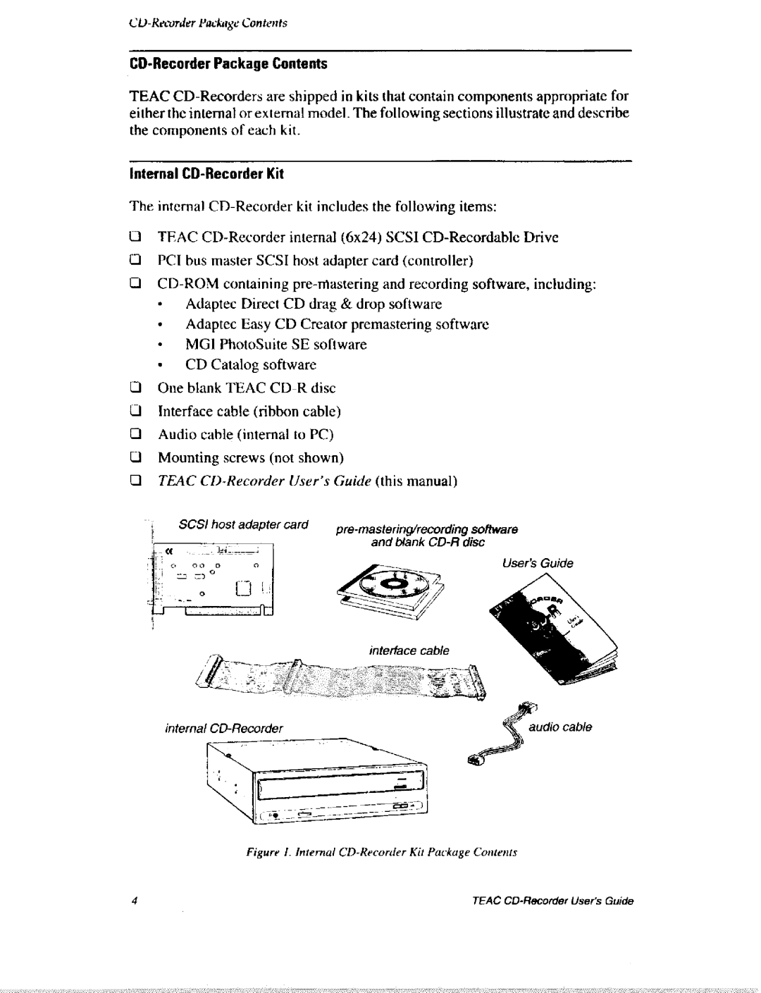 Teac CDR56S-4XX, CDR56S-6XX, CDR58S-XXX manual 