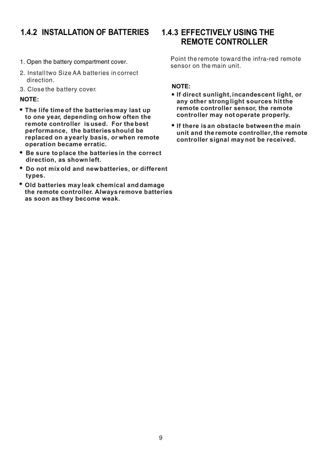 Teac CT-W32ID owner manual Open the battery compartment cover 