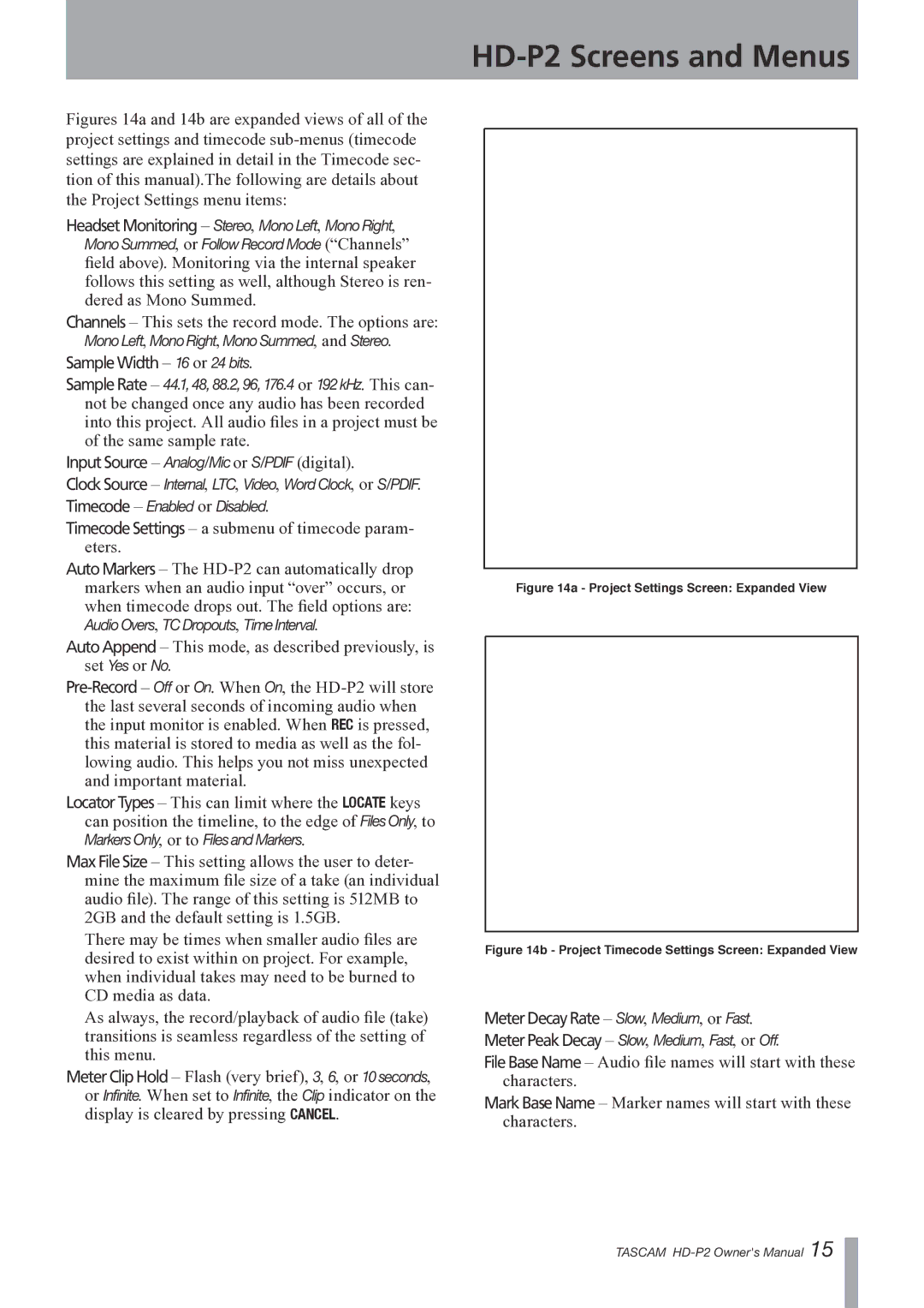 Teac HD-P2 owner manual Sample Width 16 or 24 bits 