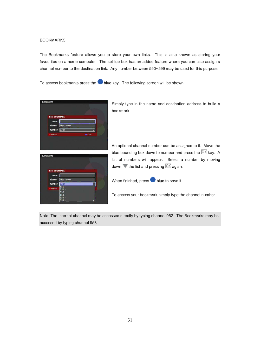 Teac 7250, HDRM user manual Bookmarks 