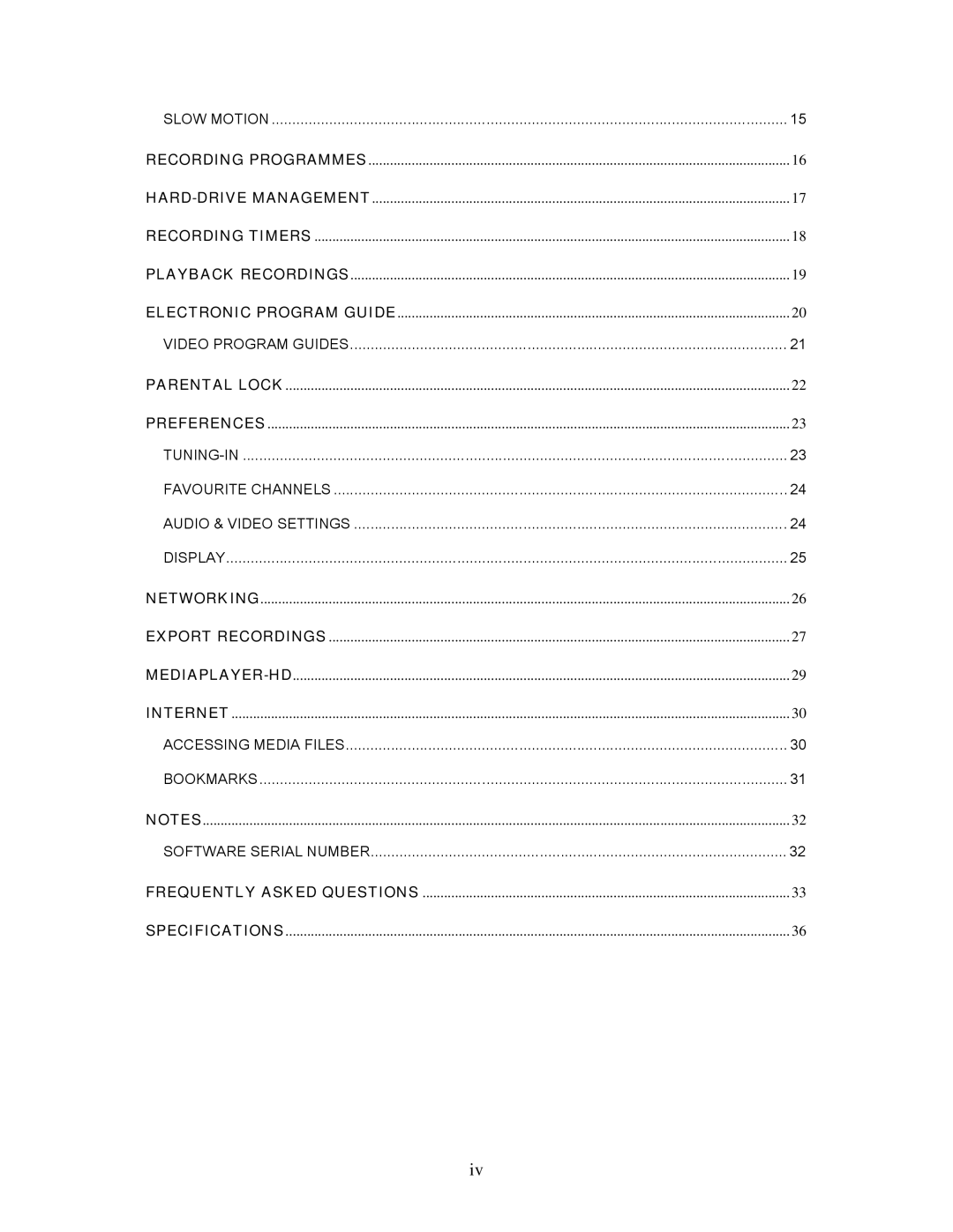 Teac HDRM, 7250 user manual Parental Lock Preferences 