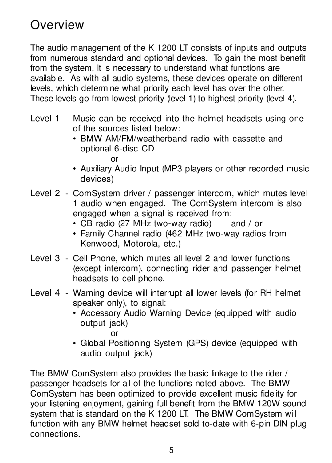 Teac K1200 owner manual Overview 