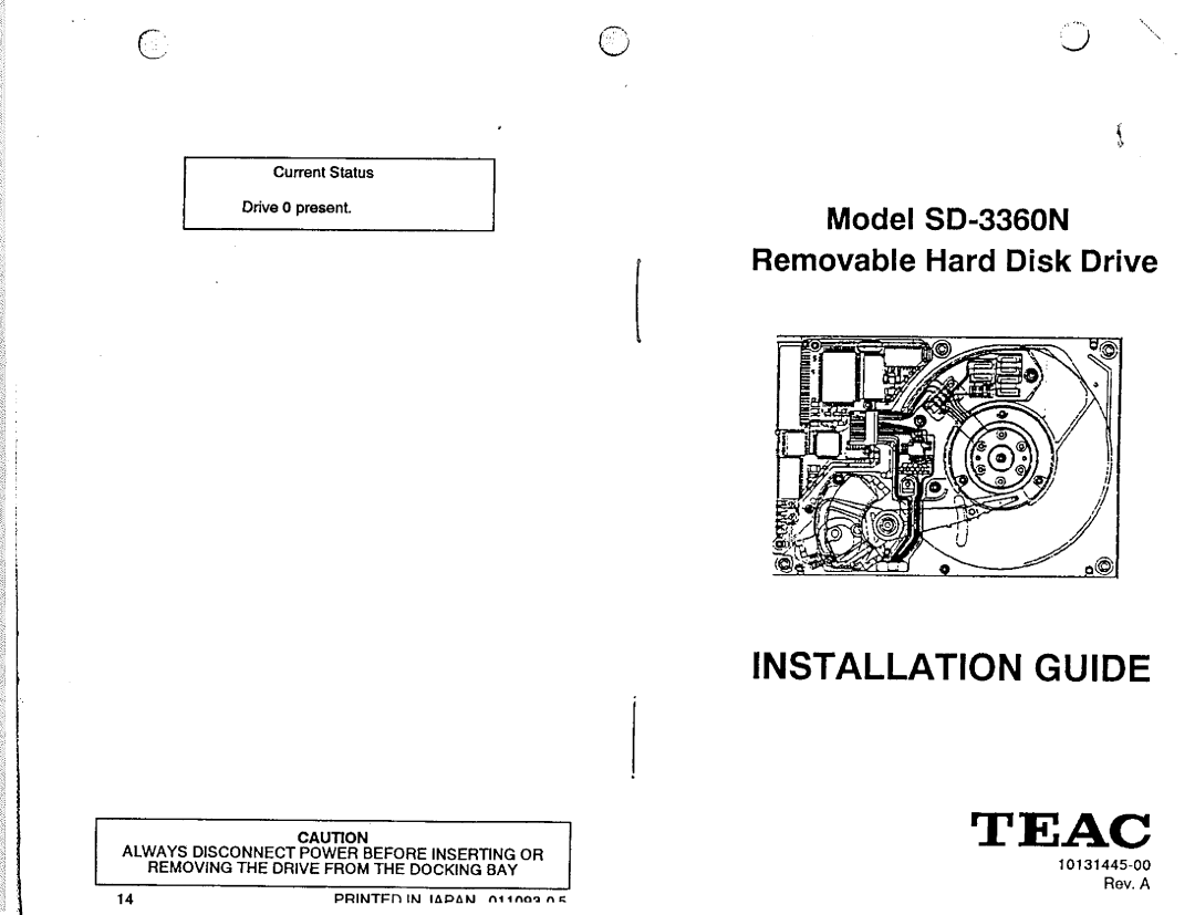 Teac SD-3250N manual 