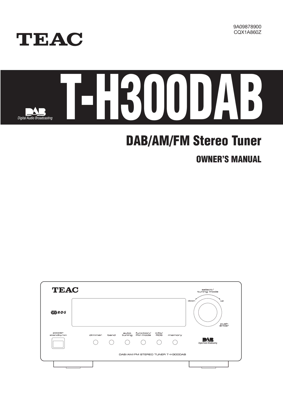 Teac T-H300DAB owner manual 