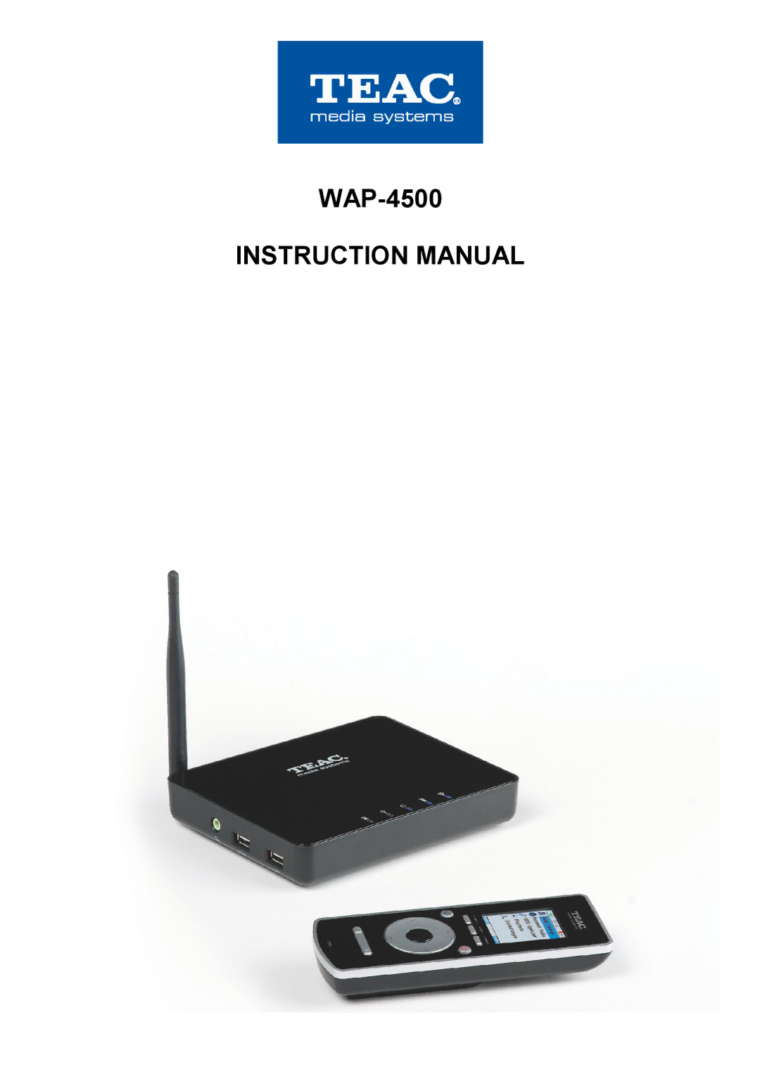 Teac WAP-4500 instruction manual 