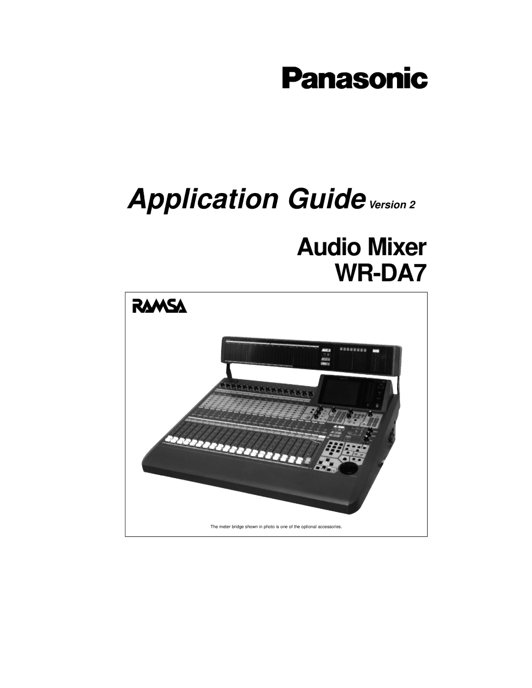 Teac WR-DA7 manual Application Guide Version 