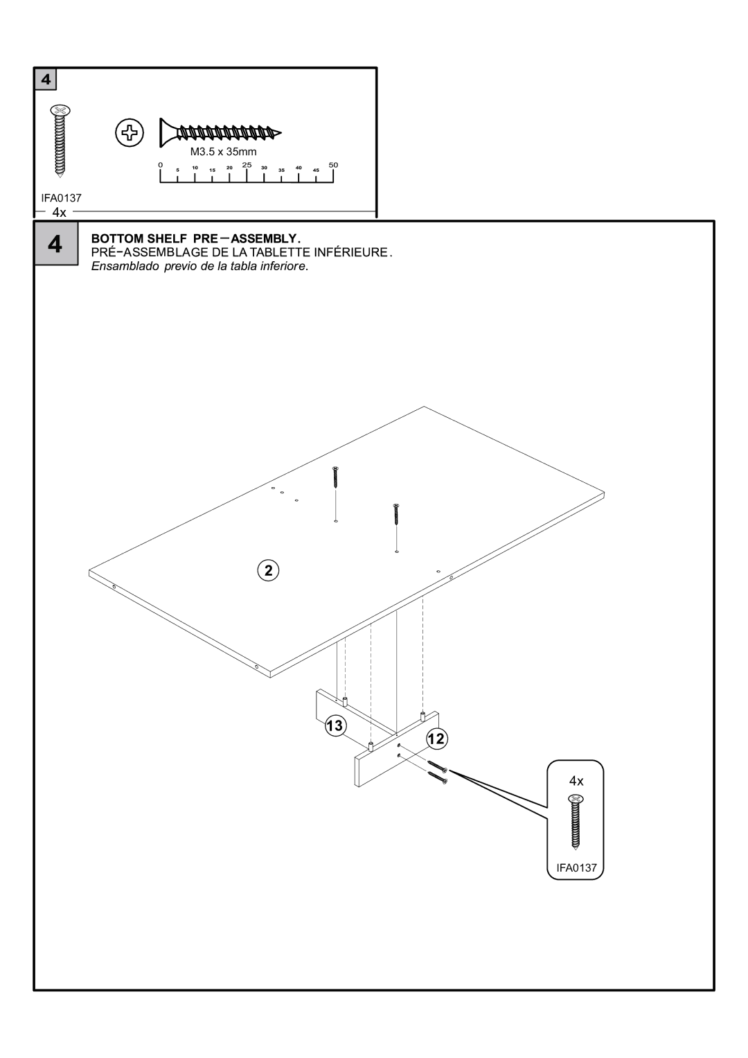 Tech Craft ABS48 manual M3.5 x 35mm 