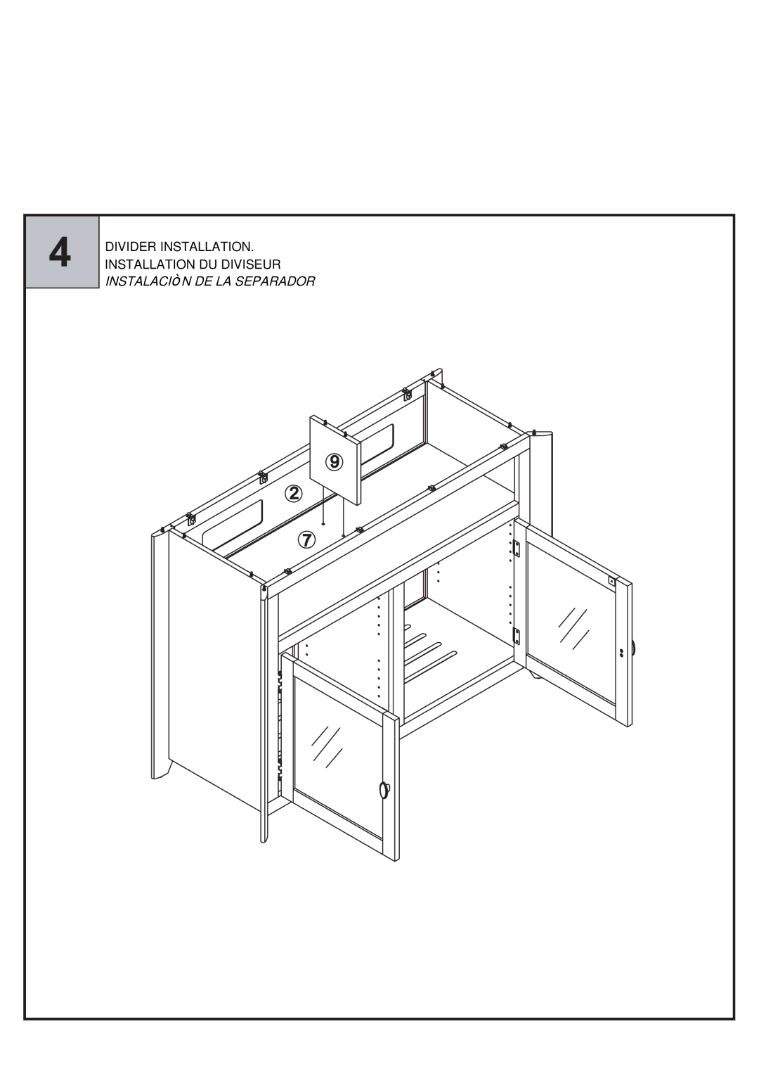 Tech Craft AWC5036 warranty INSTALACIò N DE LA Separador 