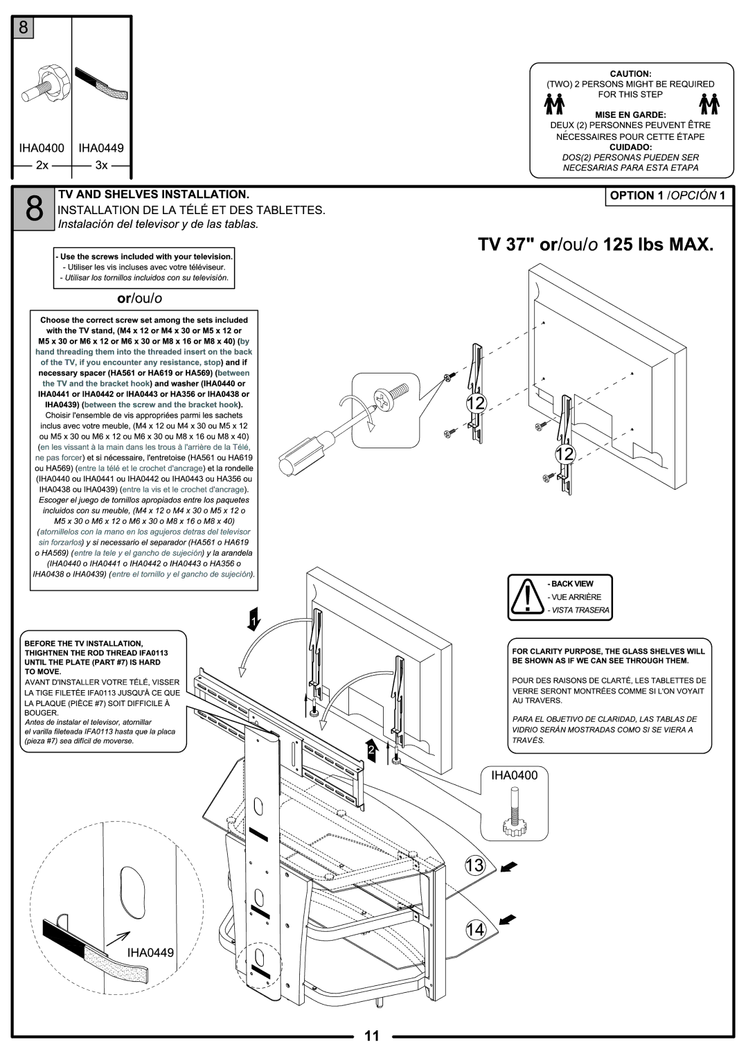 Tech Craft FLEX37WB manual 