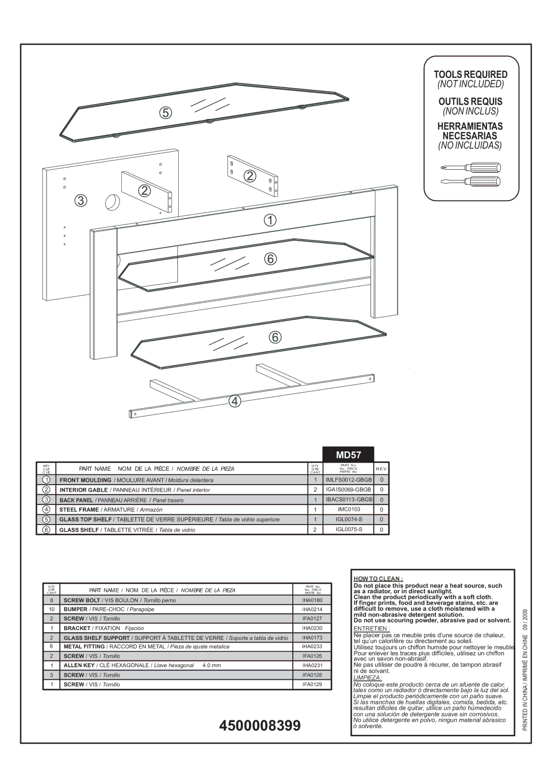 Tech Craft MD57 warranty MD4 