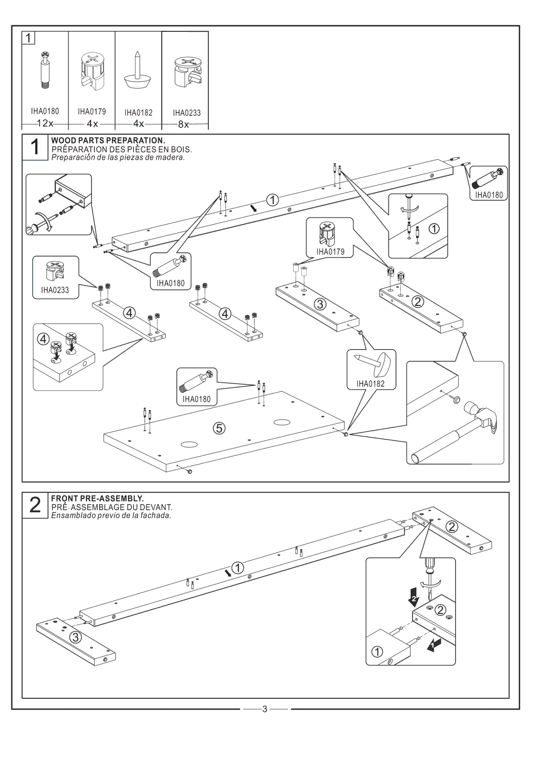 Tech Craft MD73 warranty IHA0179 IHA0182 IHA0233, IHA0180 IHA0179 IHA0233 IHA0182 