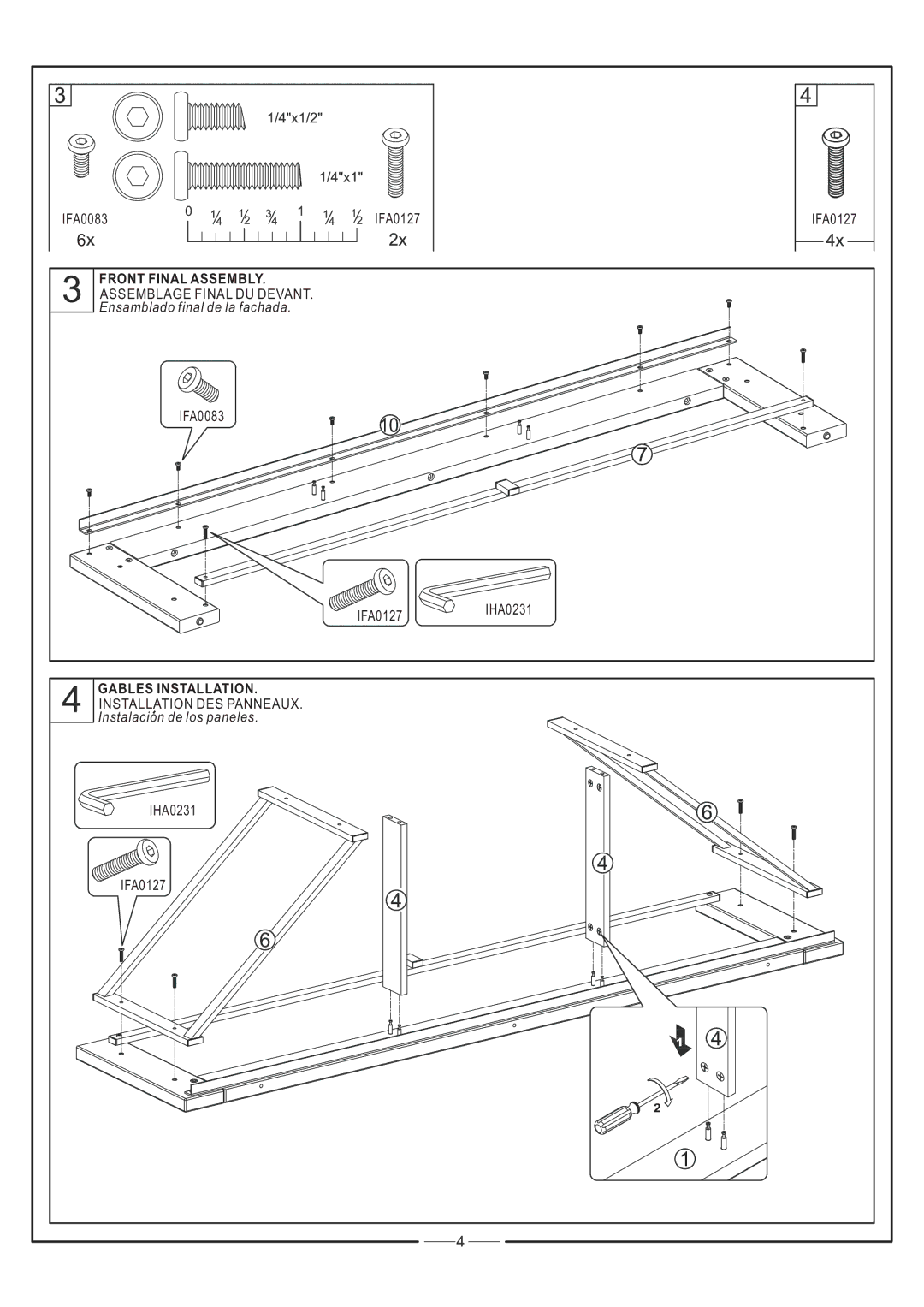 Tech Craft MD73 warranty IFA0083 IFA0127IHA0231, IHA0231 IFA0127 