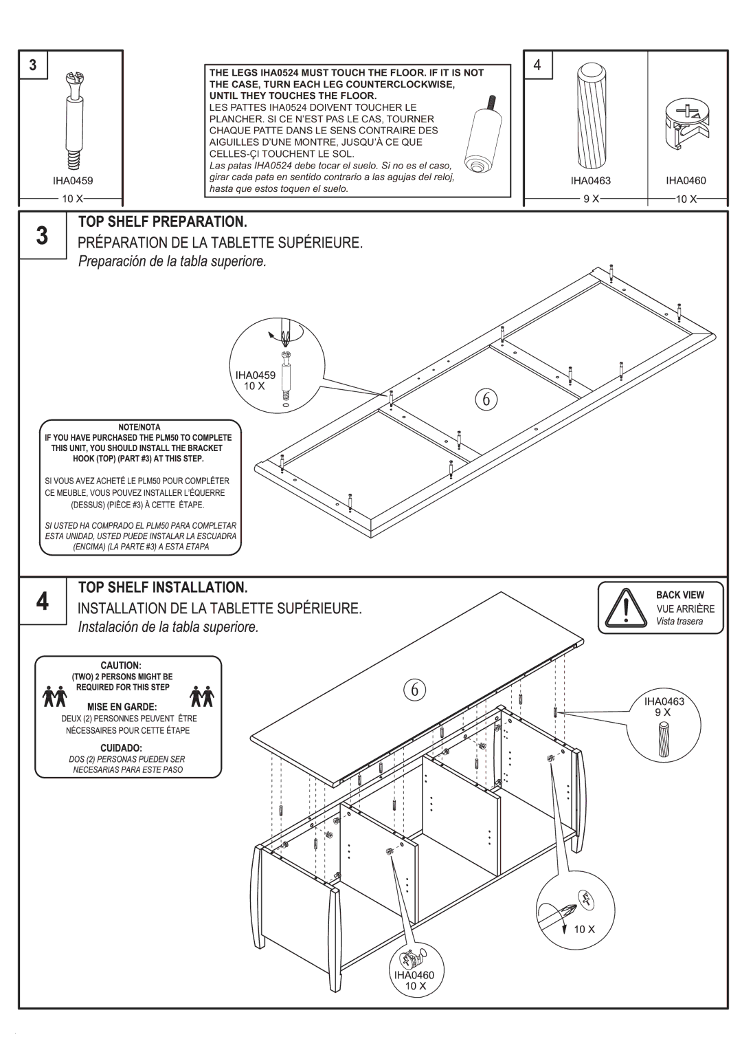 Tech Craft SWP60 manual 
