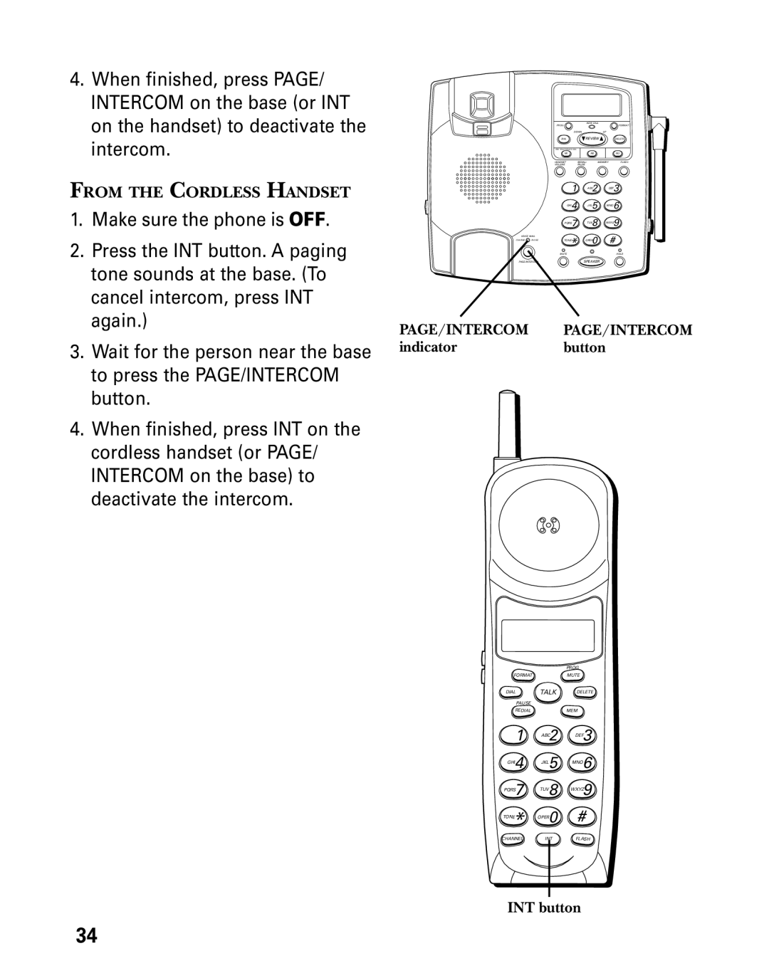 Technicolor - Thomson 26955 manual INT button 