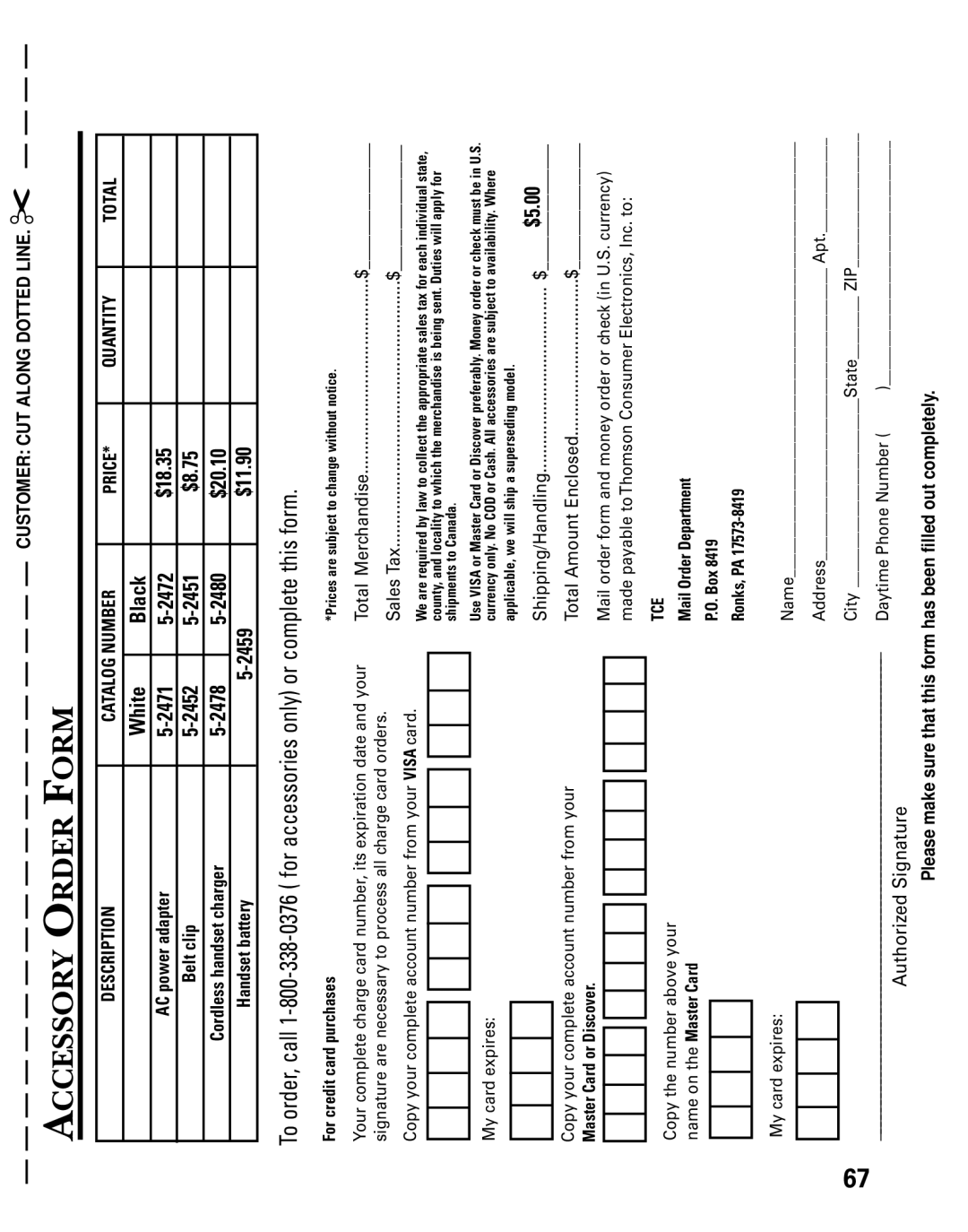 Technicolor - Thomson 26955 manual Form, Onlyorcompletethis 