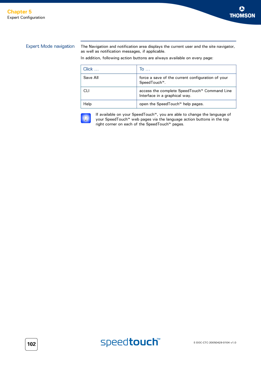 Technicolor - Thomson 620, 605, 608 WL manual 102, Cli 