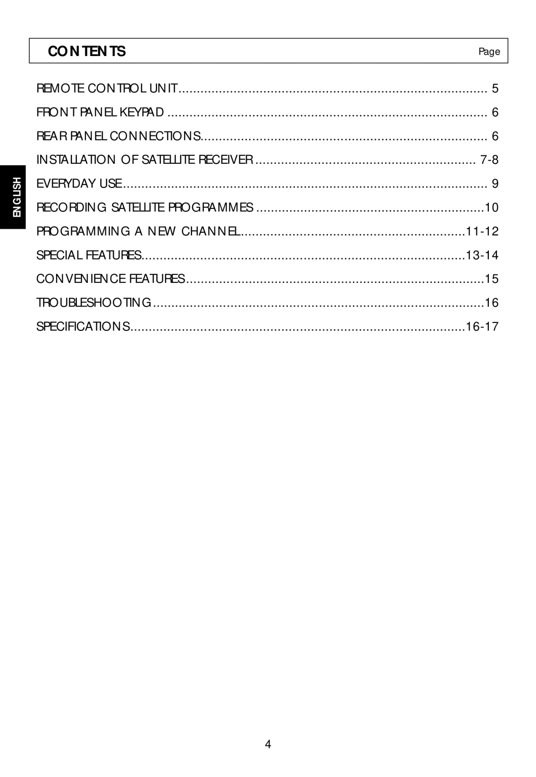 Technicolor - Thomson ASR08T user manual Contents 