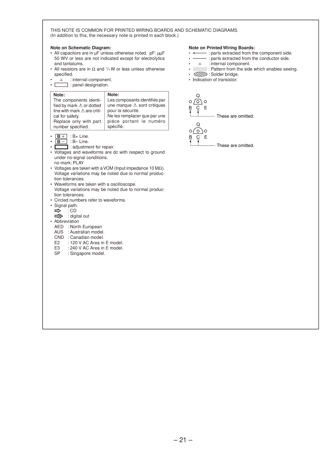 Technicolor - Thomson CDP-CX57 service manual Singapore model 