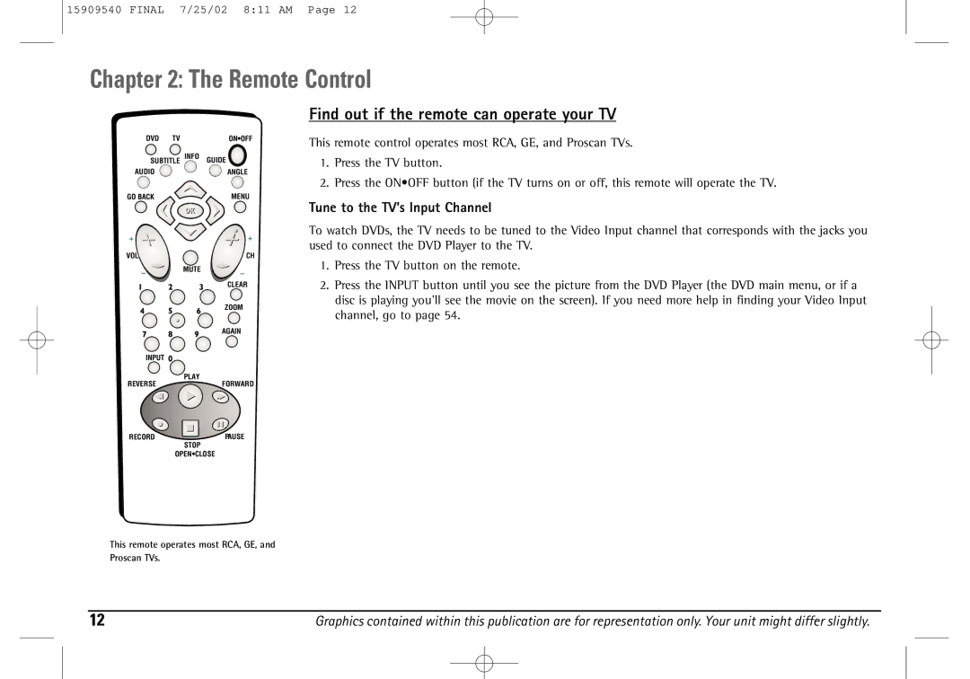 Technicolor - Thomson DGE505N manual Find out if the remote can operate your TV, Tune to the TV’s Input Channel 