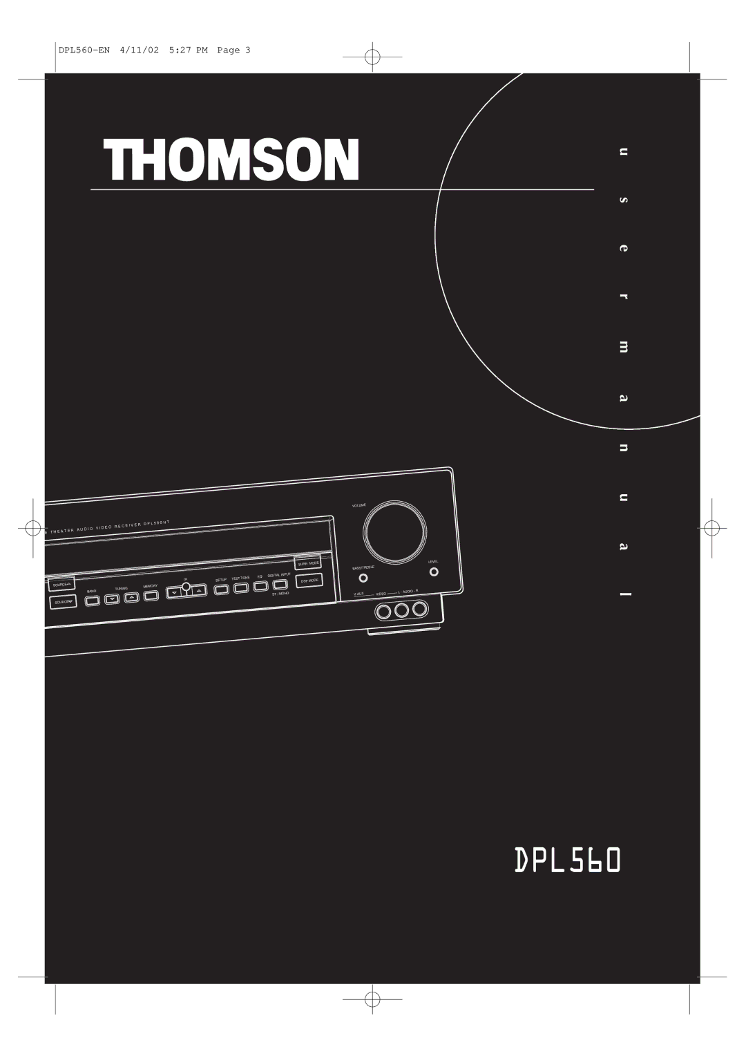 Technicolor - Thomson DPL560HT manual 